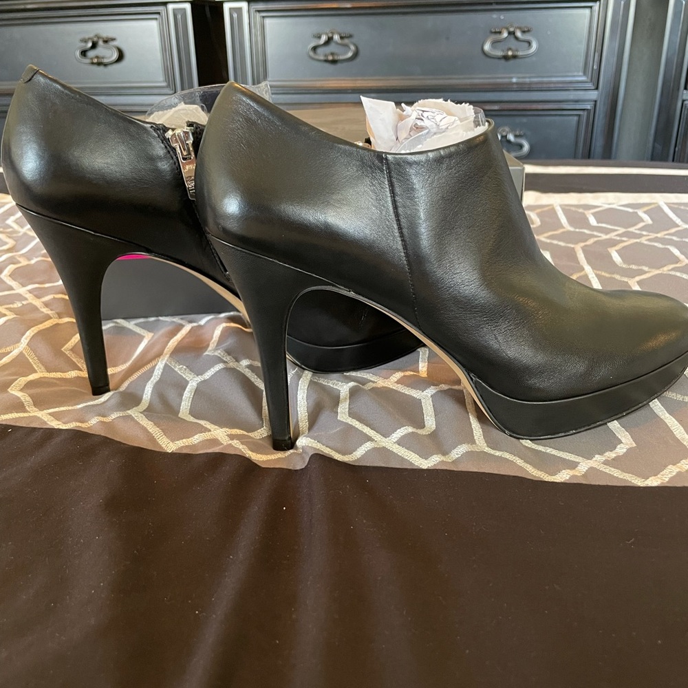 Vince Camuto black booties